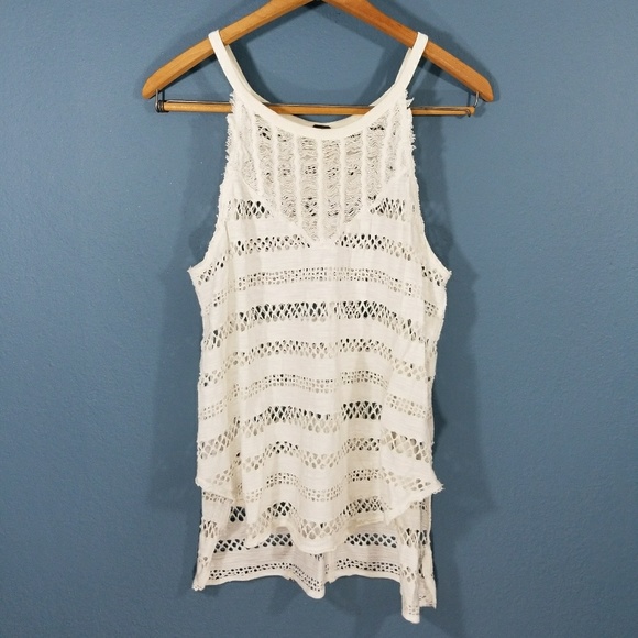 Free People Tops - Crochet tank top Free People {We The Free}